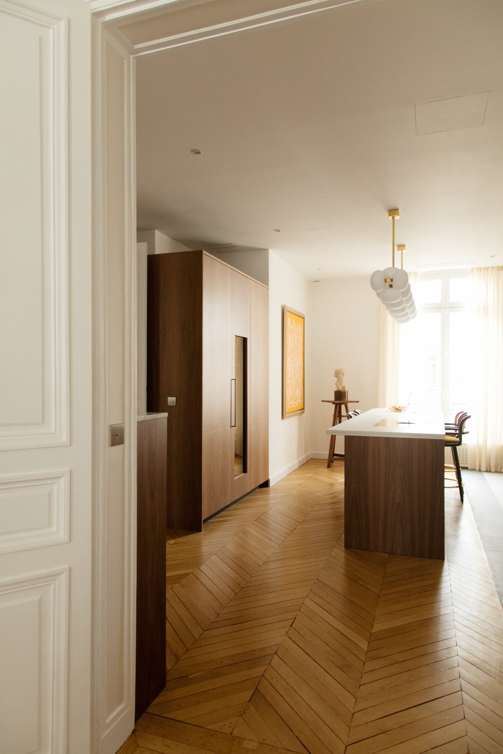 Cuisine dans le projet Appartement haussmannien à Paris, France.